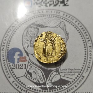 1/2 Florin d’or au Saint-Jean-Baptiste – Perpignan – c. 1346-1380