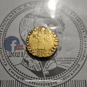 1/2 Florin d’or au Saint-Jean-Baptiste – Perpignan – c. 1346-1380