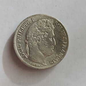 1 franc Louis-Philippe, couronne de chêne 1840 Paris F.210/73