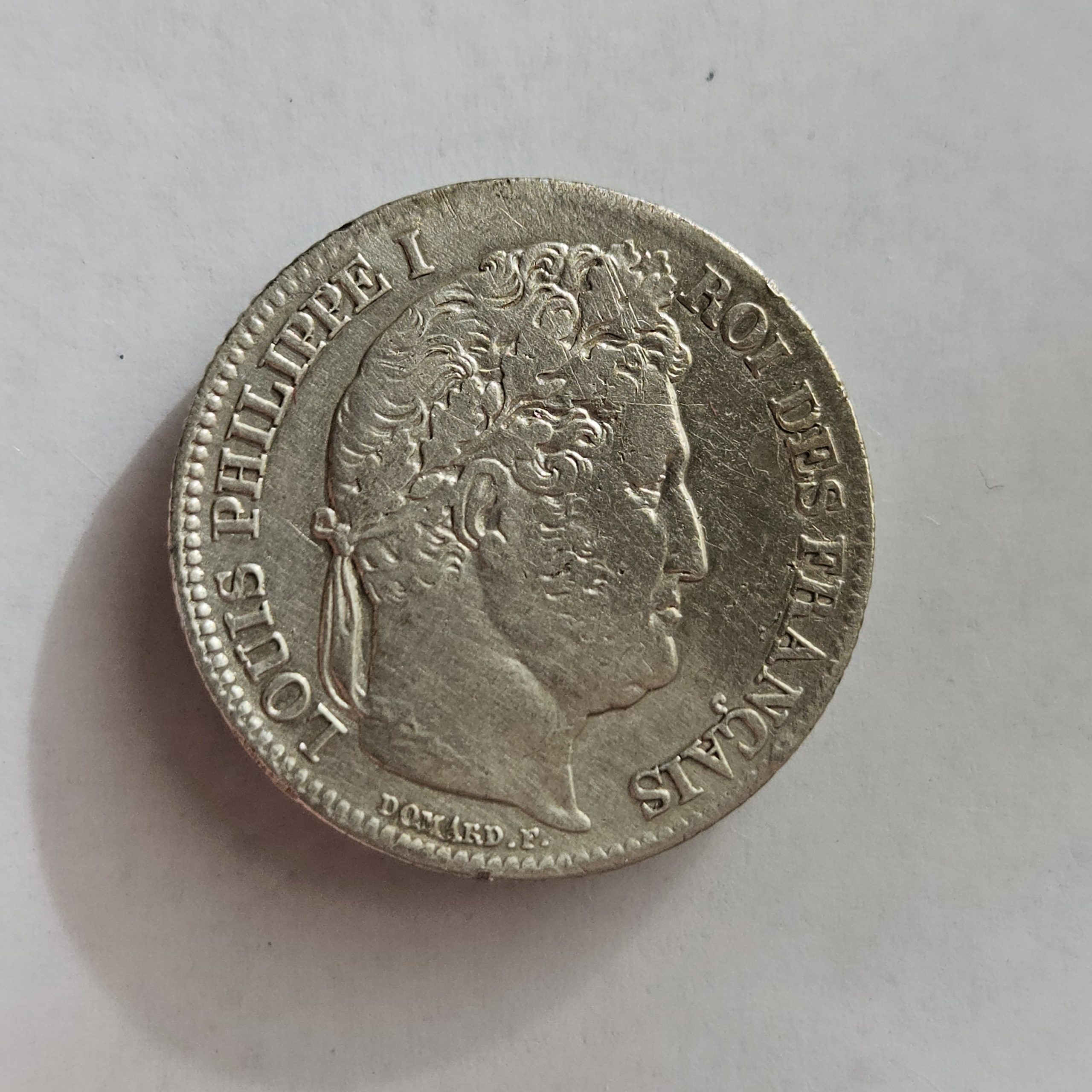 1 franc Louis-Philippe, couronne de chêne 1840 Paris F.210/73