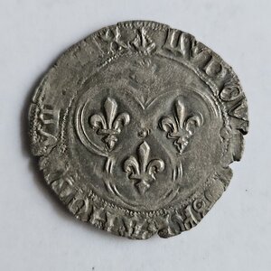 Blanc au soleil Louis XI Bordeaux 1475 – Frappe vigoureuse et belle patine ancienne