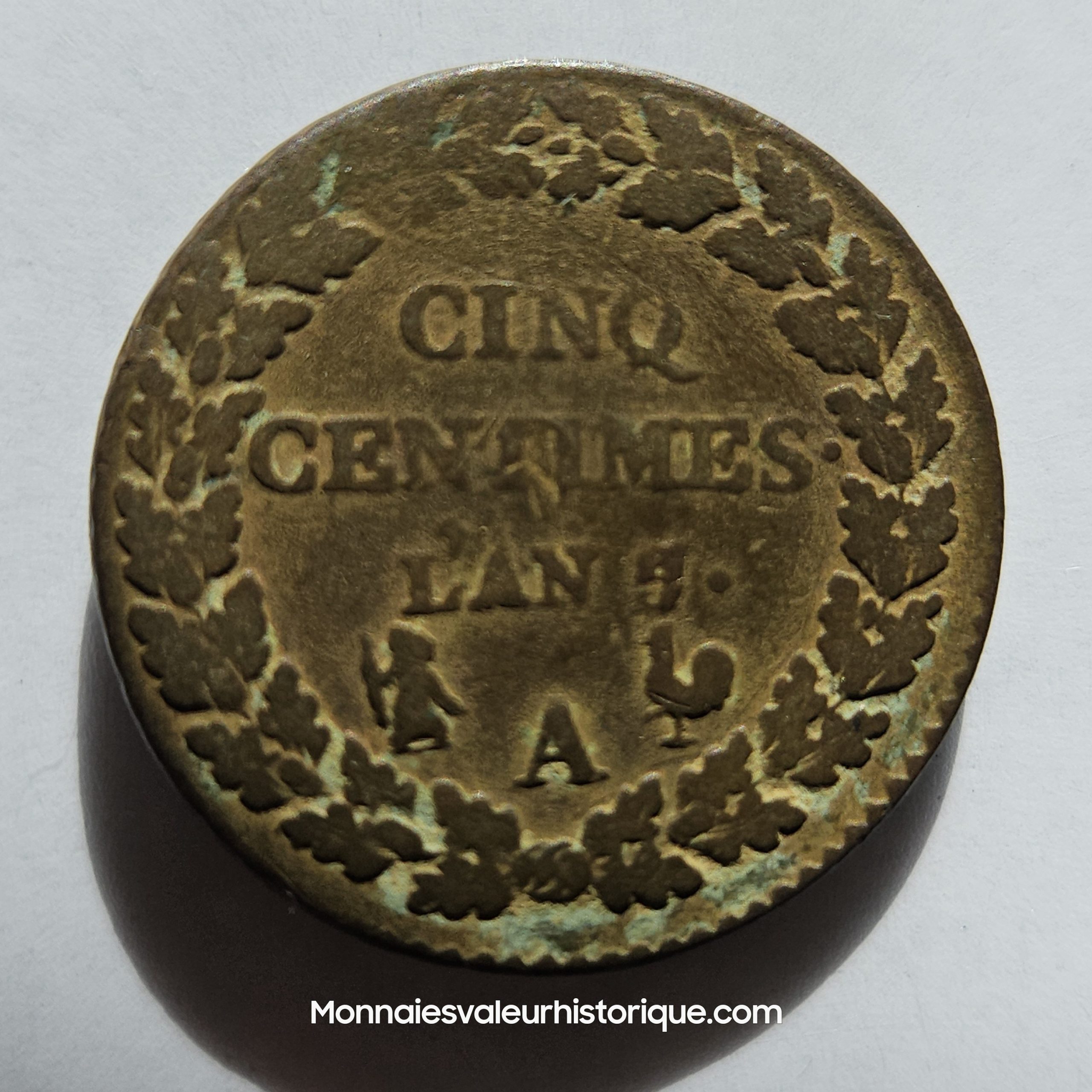 Directoire, 5 centimes Dupré grand module, An 7/5 Paris – Image 5