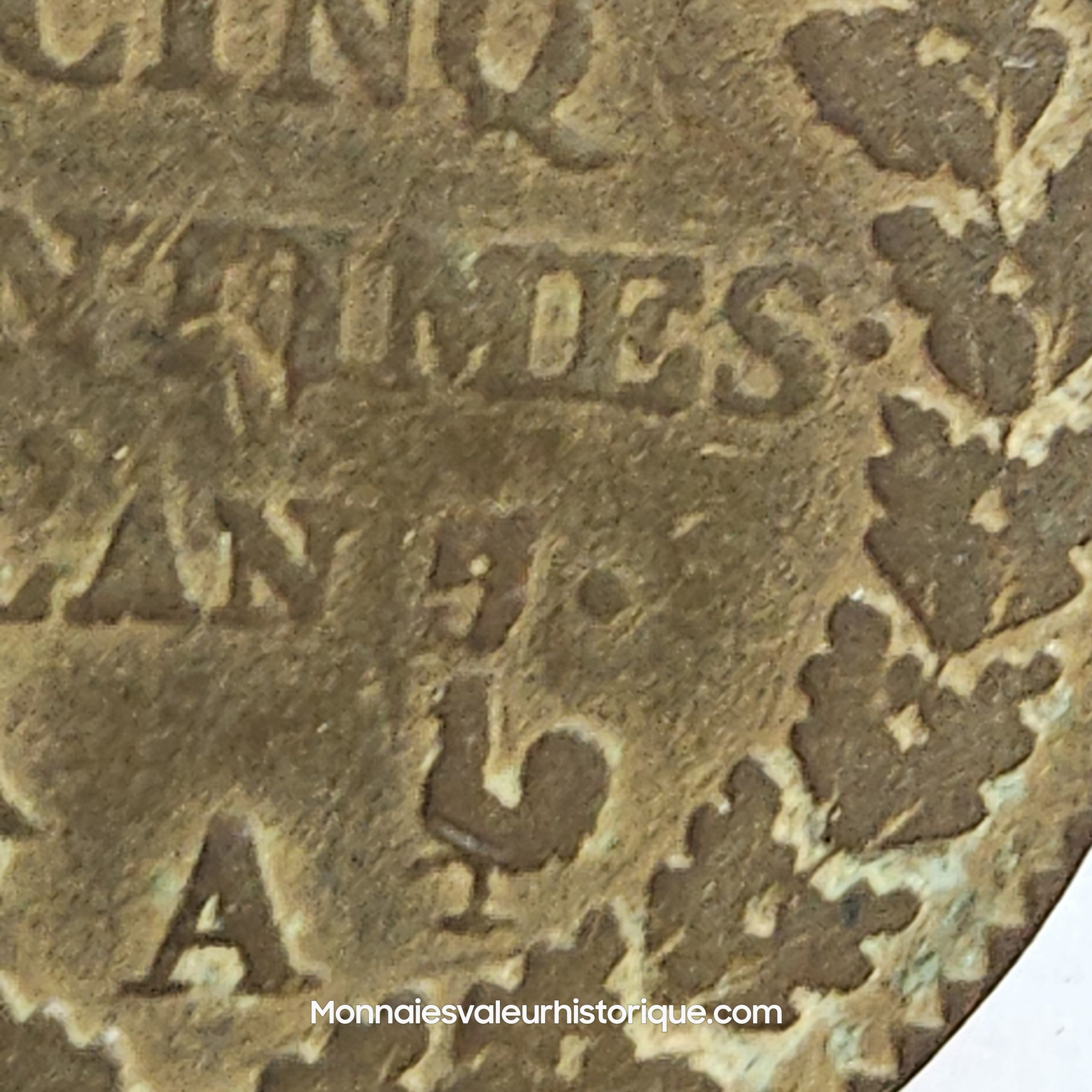 Directoire, 5 centimes Dupré grand module, An 7/5 Paris – Image 3