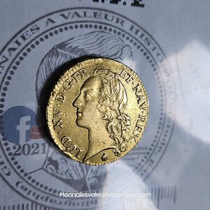 Louis d’Or au Bandeau – Louis XV – 1742 Perpignan (Atelier Q)