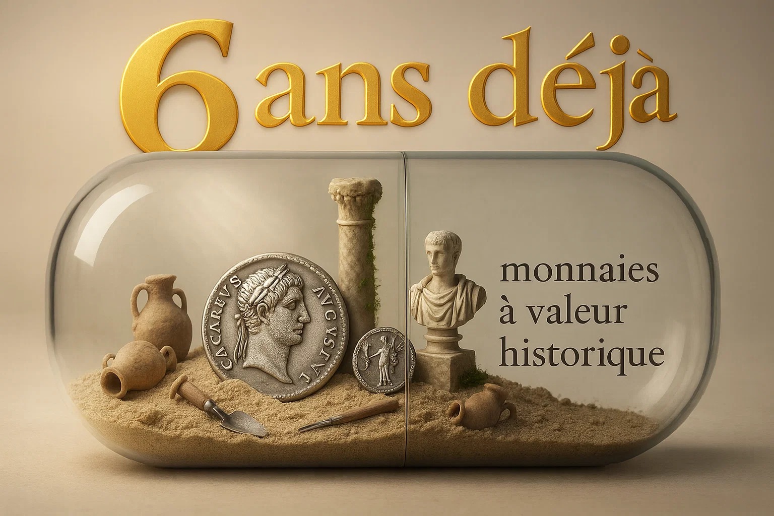 6 ans déjà - Monnaies à Valeur Historique