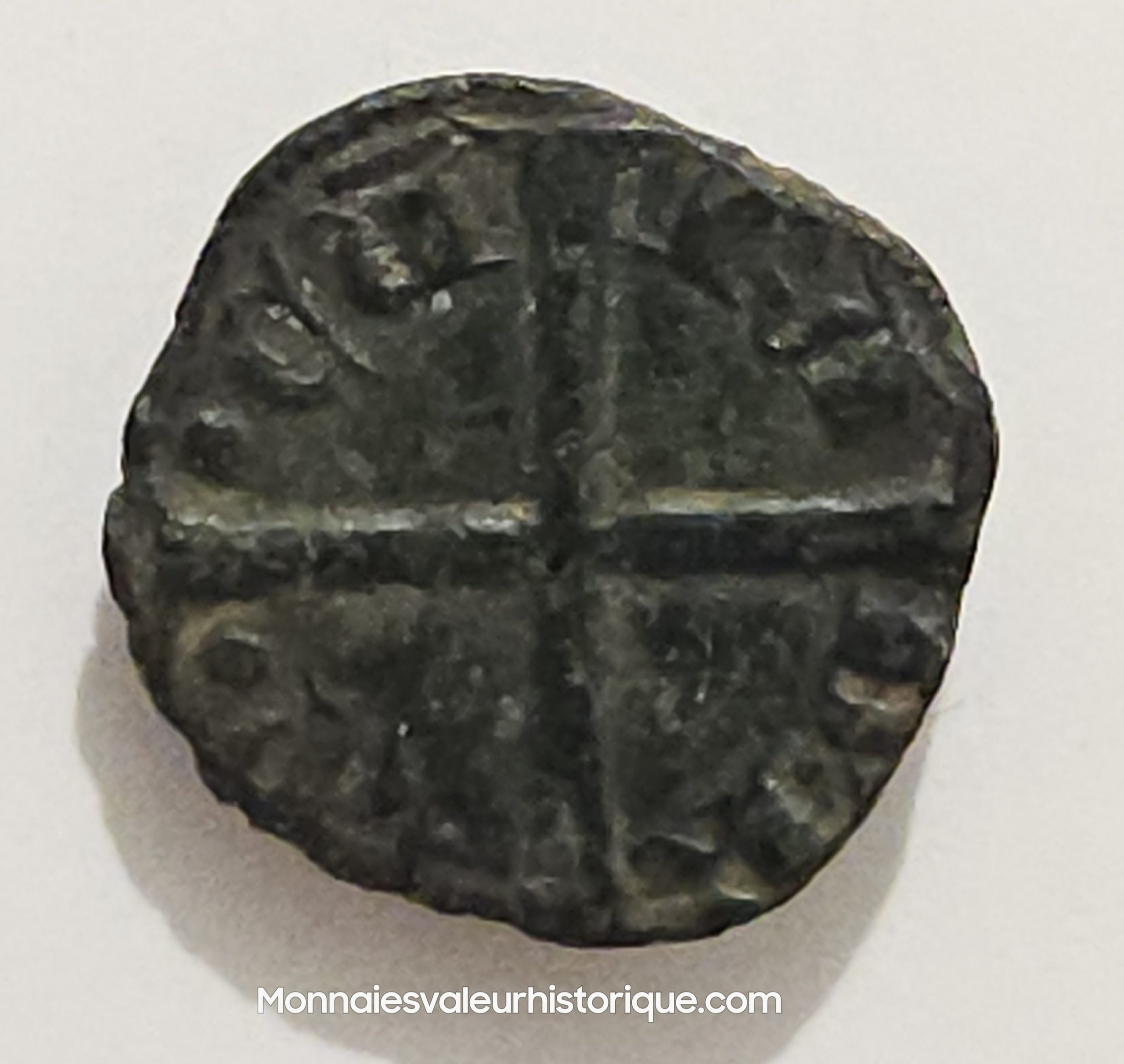 Monnaie médiévale Italienne denier minuto de Gênes – Image 2