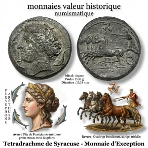 SICILE - syracuse Tétradrachme TTB+