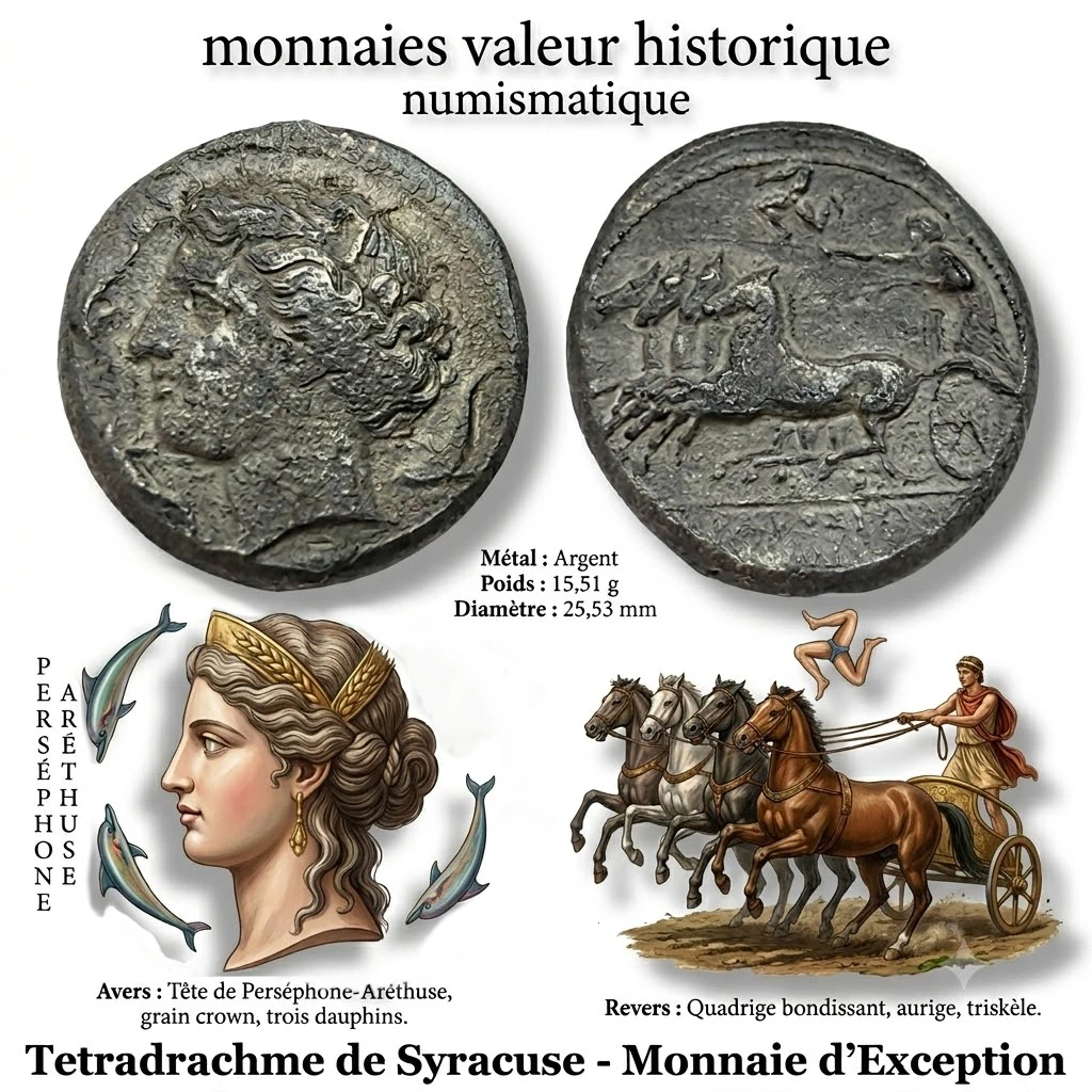 SICILE - syracuse Tétradrachme TTB+