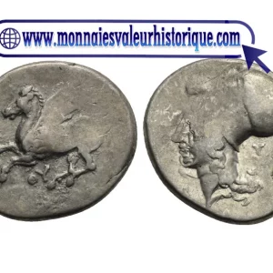 Monnaies grecques antique Statère en argent de corinthe