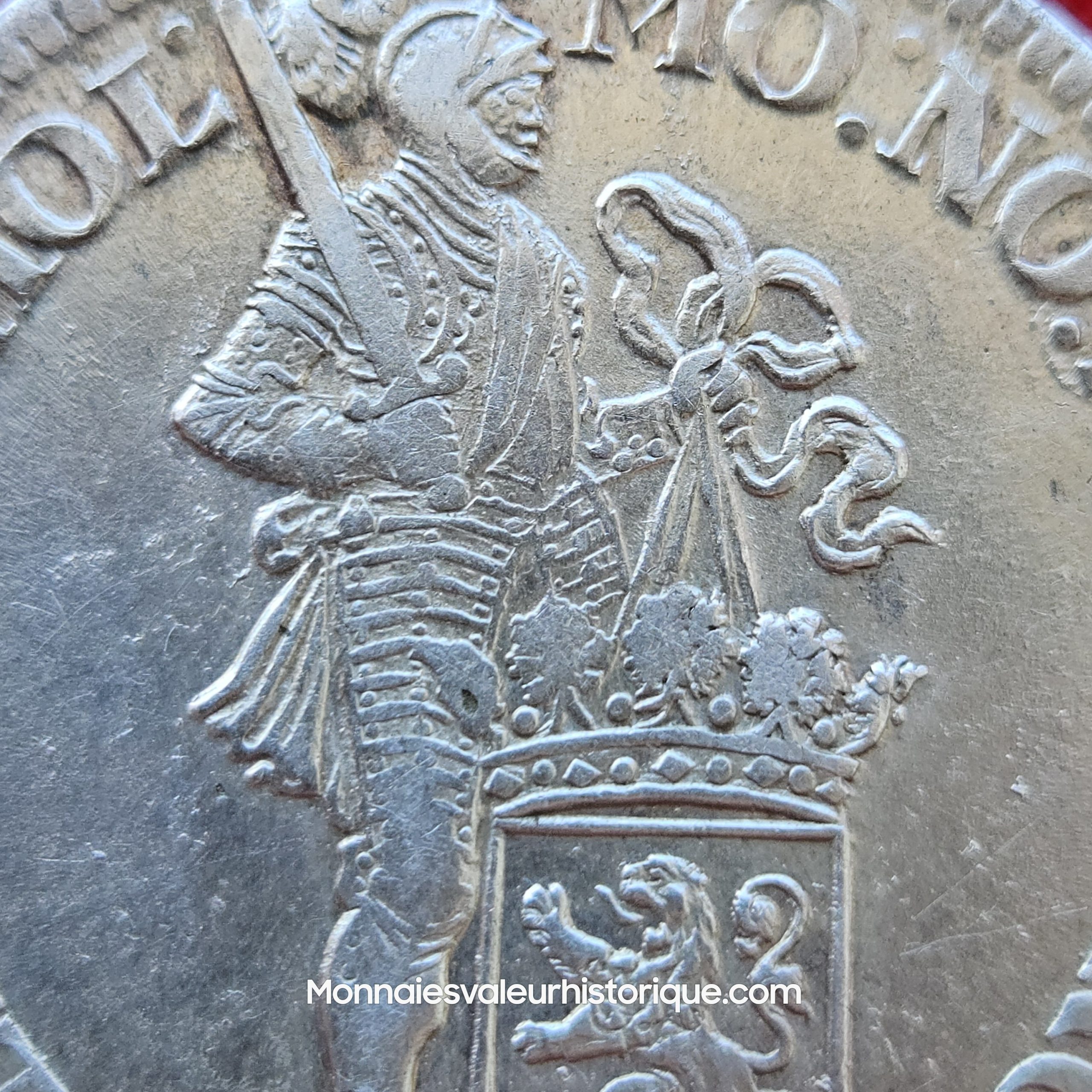 Un Ducat d'argent de Hollande – Amsterdam – 1694/3 – Image 3