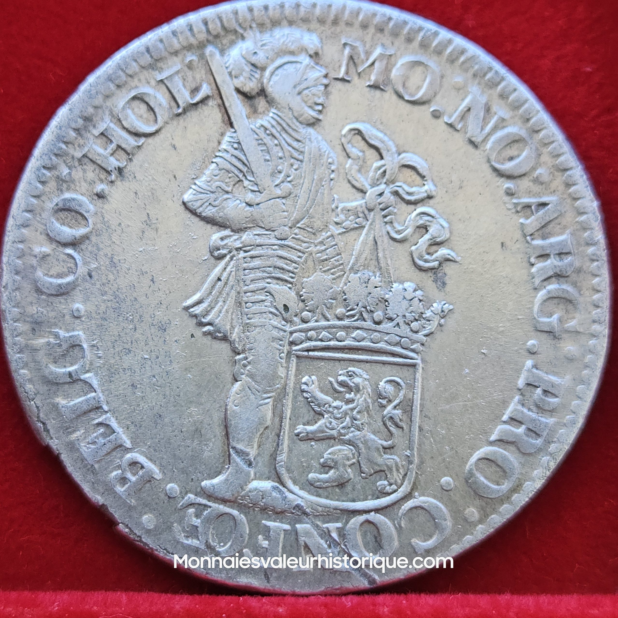 Un Ducat d'argent de Hollande – Amsterdam – 1694/3 – Image 5