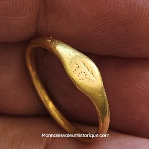 Superbe bague en or pur – Empire romain