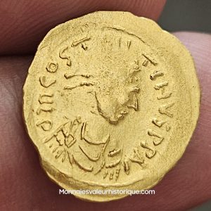 Tibère II Constantin Trémissis d'or Constantinople