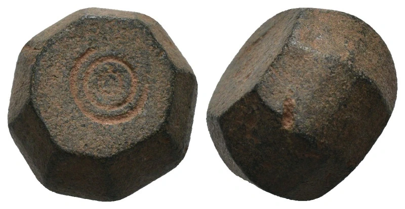 Poids monétaire byzantin en bronze – Image 2