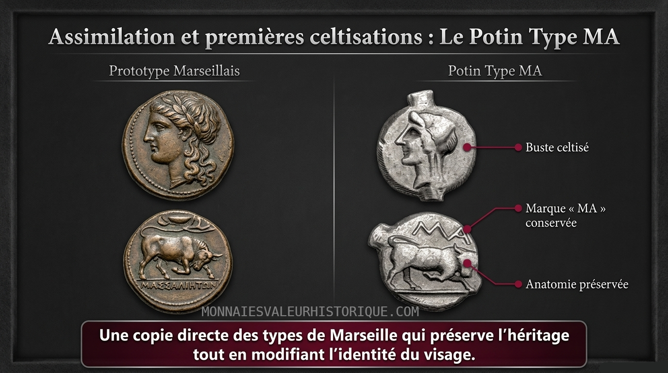 Potin de type MA