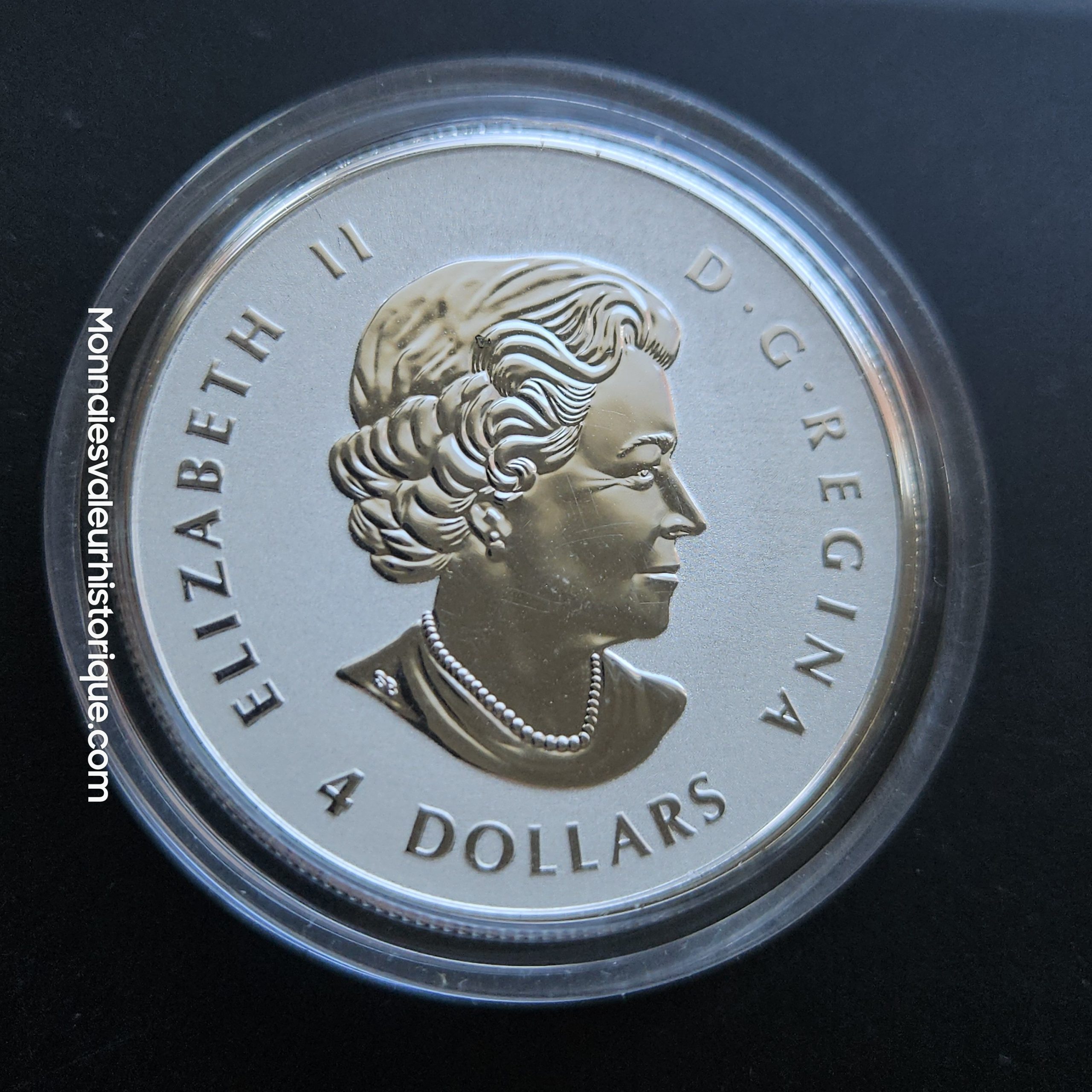 🇨🇦 1/2 oz Silver Maple Leaf 2021 – Hologramme 1996-2021 – 4 Dollars – Image 2