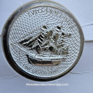 🇨🇰 2 oz Silver Cook Islands 2020 – HMS Bounty – 2 Dollars