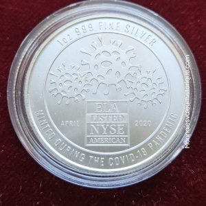 1 oz Silver Round 2020 (Avril) – Envela Corporation – COVID-19 Pandemic