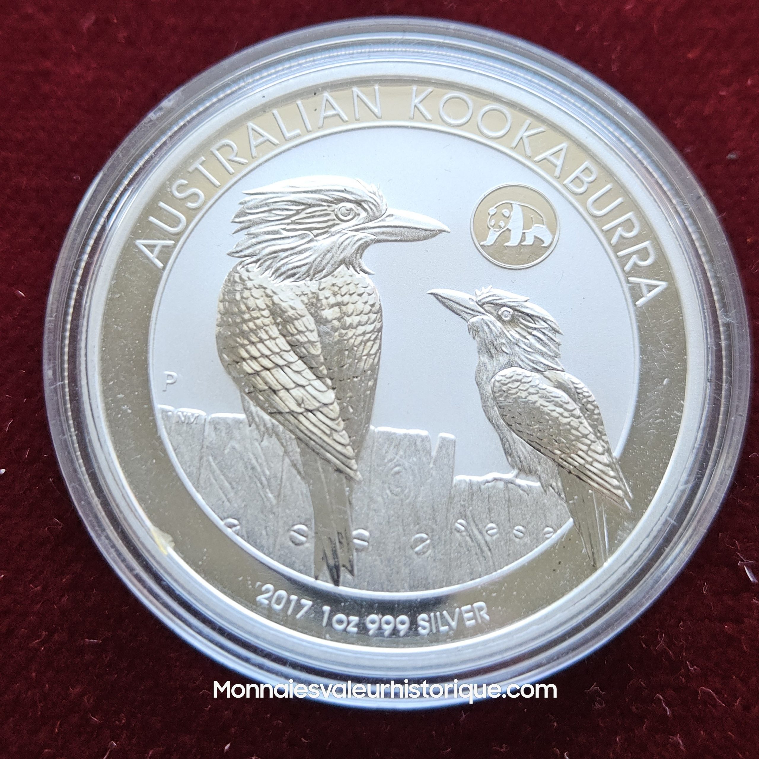 🇦🇺 1 oz Silver Kookaburra 2017 – Panda Privy – Beijing Coin Expo