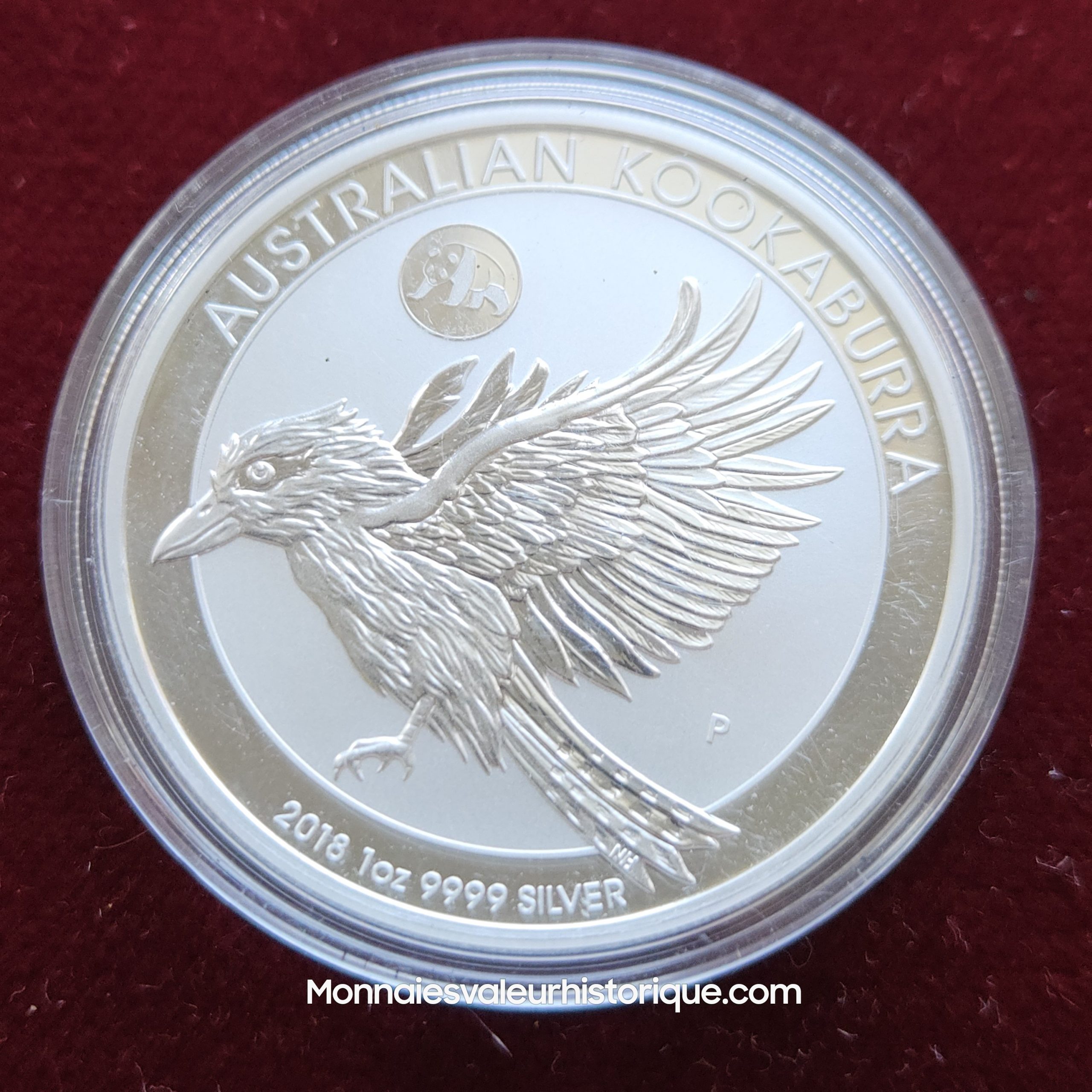 🇦🇺 2018 Australian Kookaburra 1 oz Silver – Panda Privy – RARE – Tirage 8 000