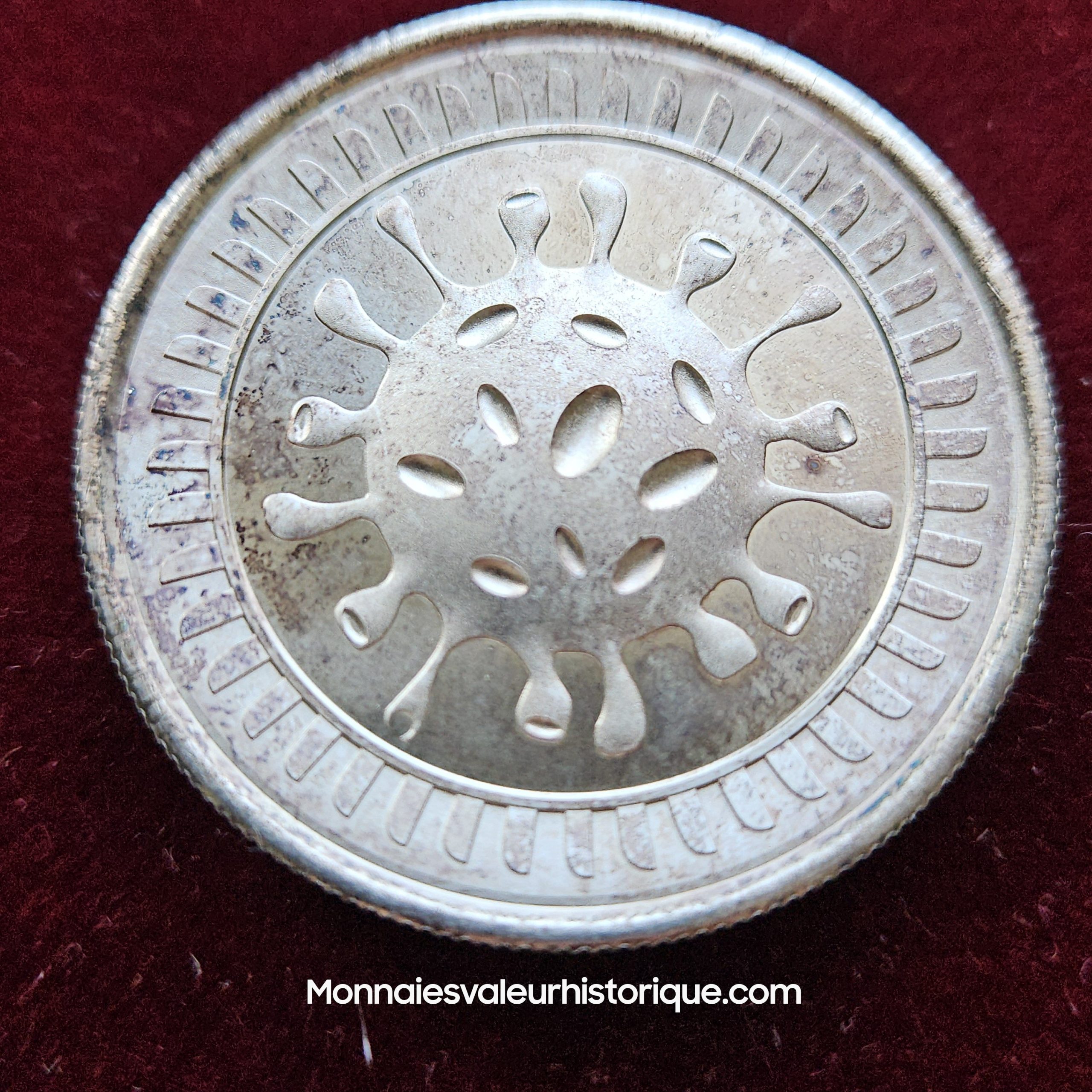 2 oz Silver Round 2020 – COVID-19 Pandemic (Ultra High Relief) – Image 2