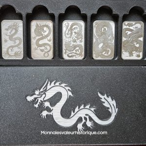 🐉 Coffret Collector 5 oz Silver Australia Dragon (2018 – 2022) – Perth Mint