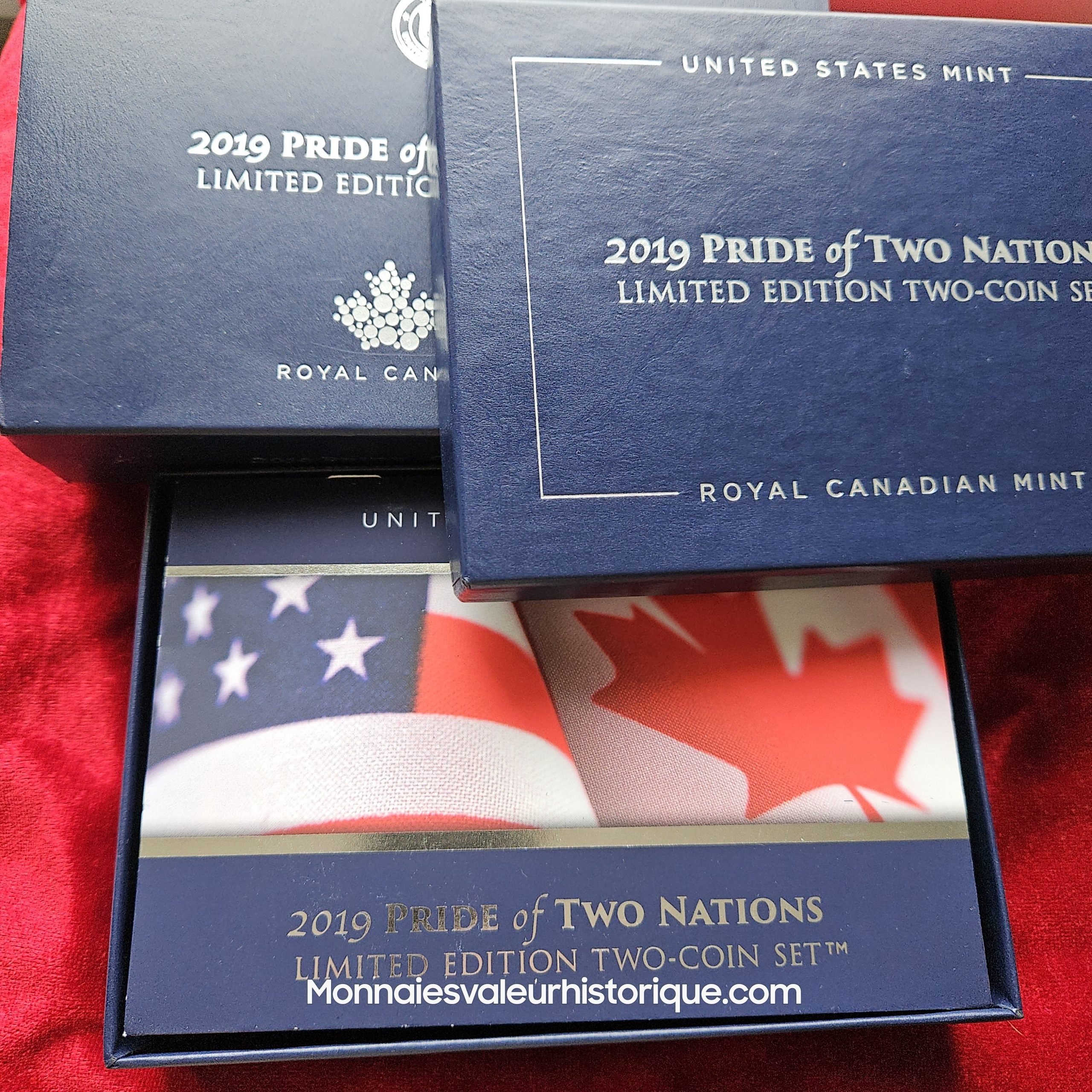 🇨🇦🇺🇸 Coffret Pride of Two Nations 2019 – Royal Canadian Mint & US Mint – Image 2