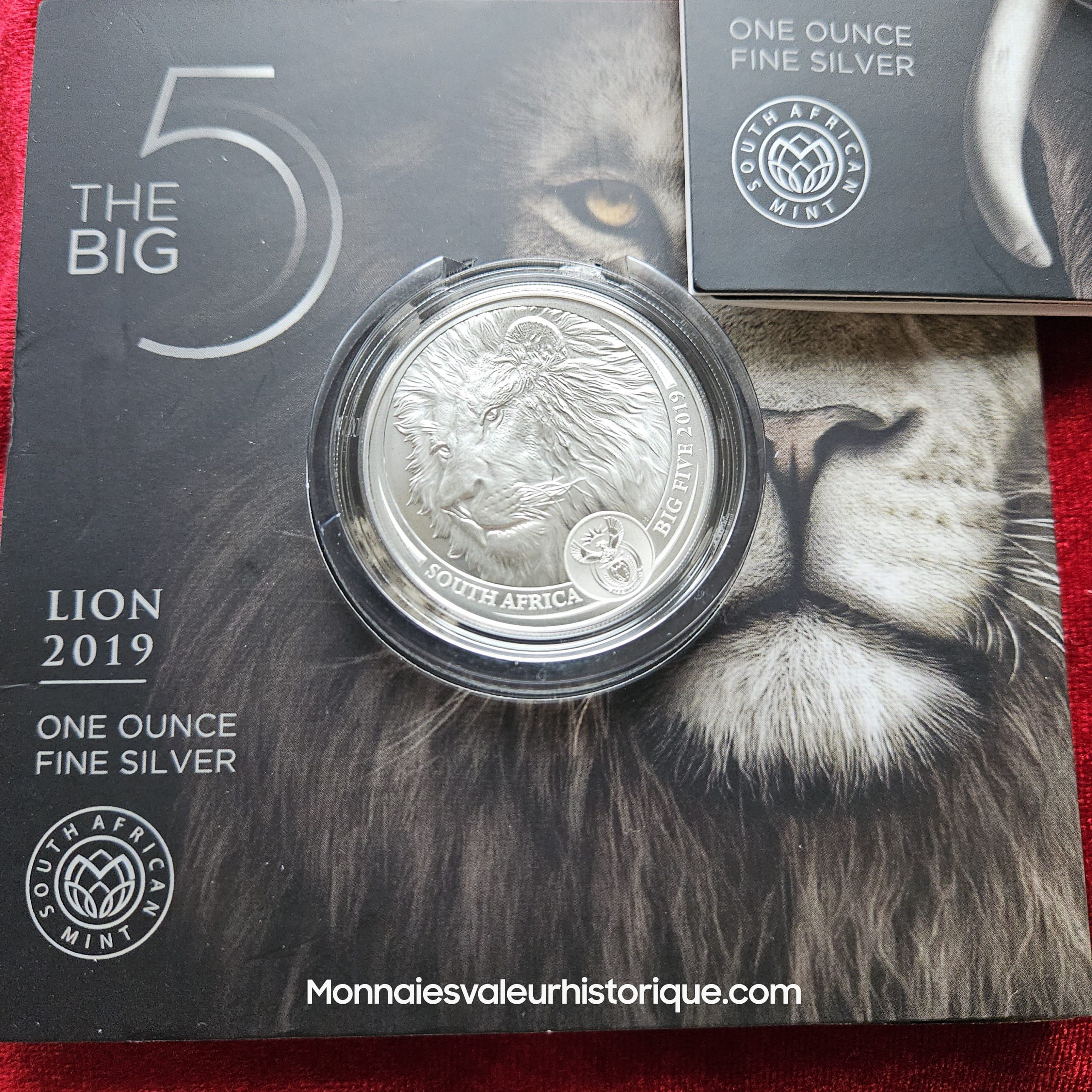 🇿🇦 Afrique du Sud – Série Complète 5 oz Silver Big Five (Série I : 2019–2021) – Image 2