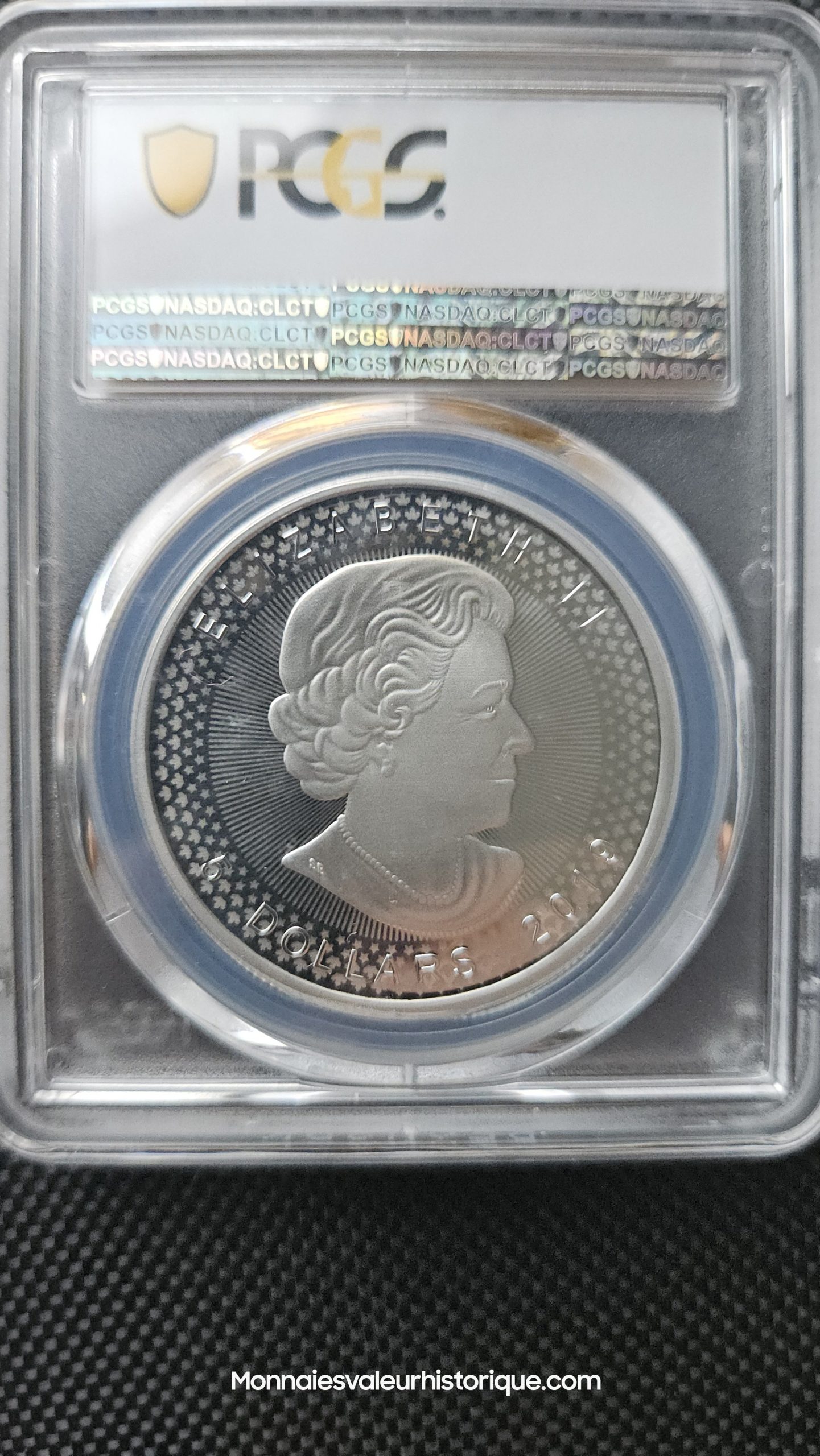🇨🇦 5$ Silver Maple Leaf 2019 – Modified Proof – Set Pride of Two Nations – Gradée PCGS PR70 – Image 2