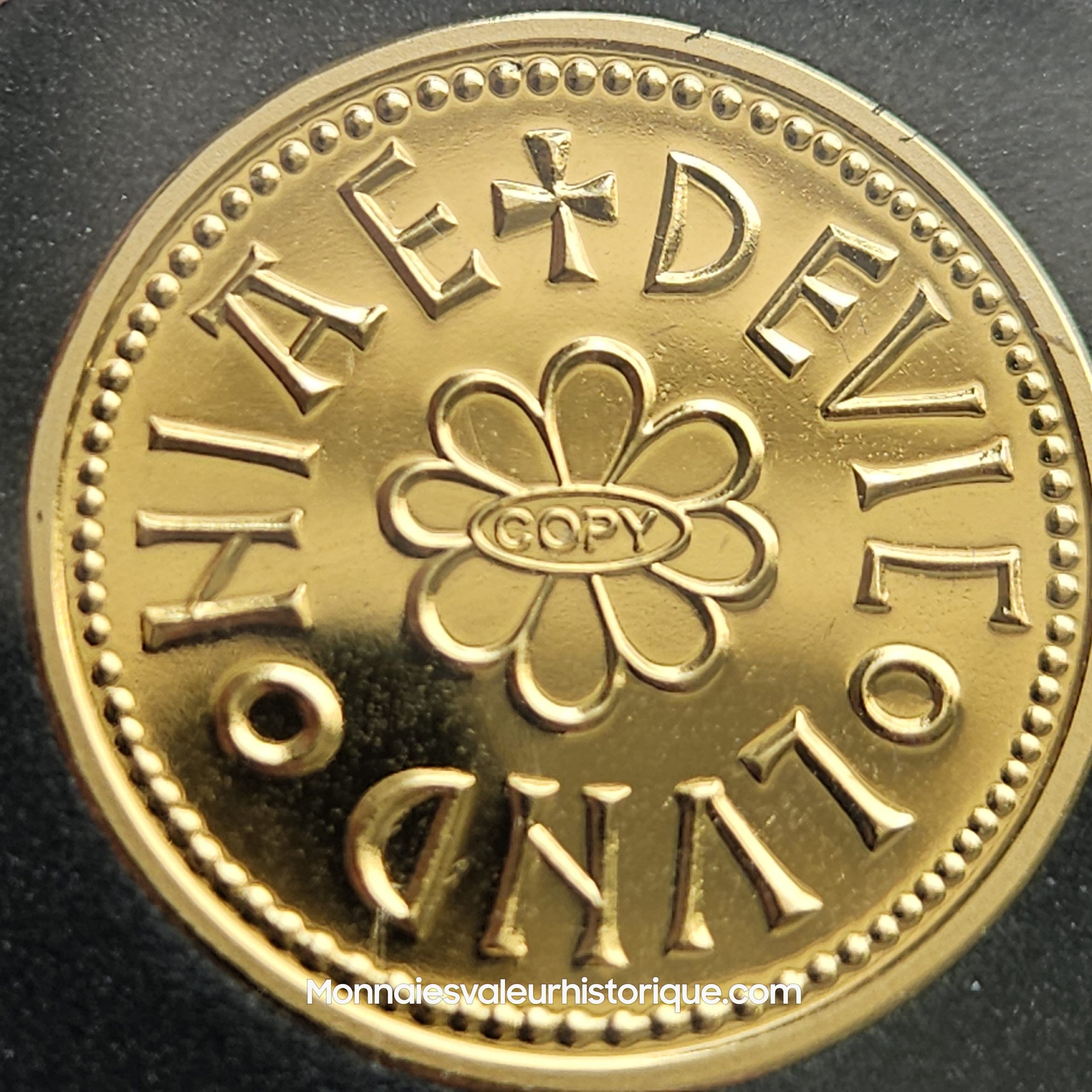 Médaille moderne Mérovingienne Mancus de Coenwulf – Image 2
