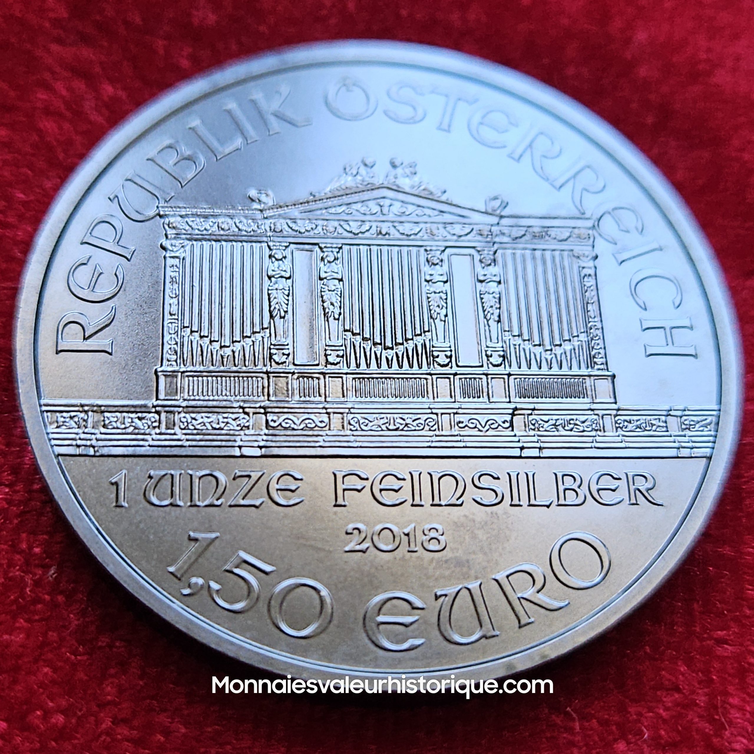 🎼 1 oz Silver Philharmonique 2018 – Black Ruthenium & 24K Gold Edition (Tirage Limité à 2 000 ex.) – Image 2