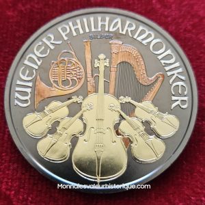 🎼 1 oz Silver Philharmonique 2018 – Edition "Quartet Metal" (N° 71 / 200 ex.)