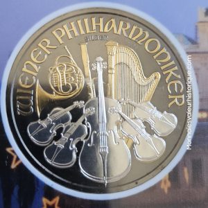 🎼 1 oz Silver Philharmonique 2017 – "Multiple Plated Edition" (Sous Grand Slab Scellé)