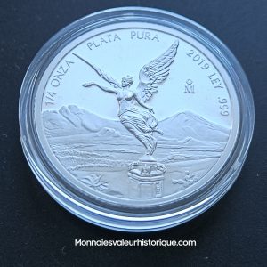 🇲🇽 1/4 oz Silver Libertad 2019 – Finition Proof (Belle Épreuve)