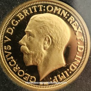 Médaille moderne souverain d’Australie de Georges V
