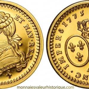 L'OR DE LA FRANCE Médaille moderne Louis d’or aux écus ovales