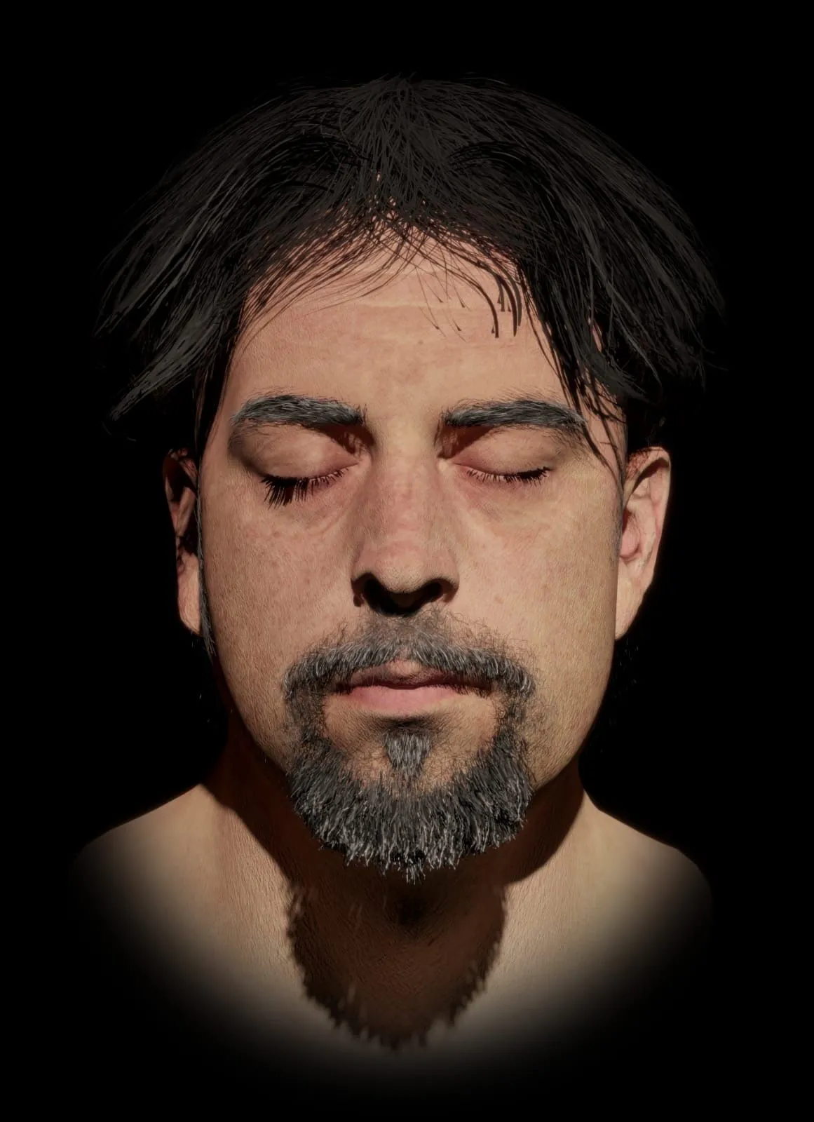 Reconstitution du visage du Prince de Lavau