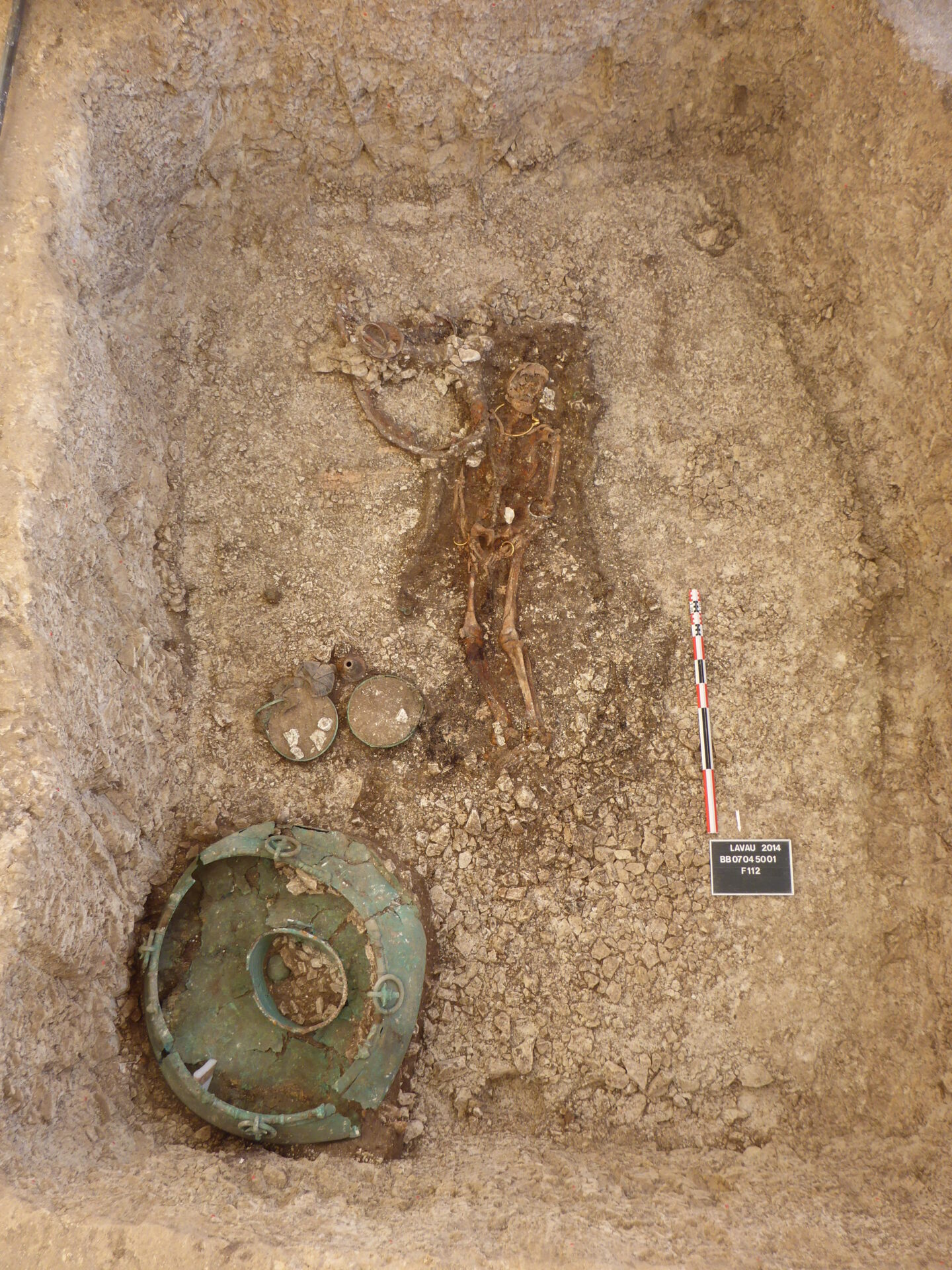 Vue générale de la chambre funéraire du Prince de Lavau
