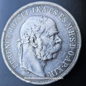 HONGRIE 5 Korona François-Joseph 1907 Kremnitz